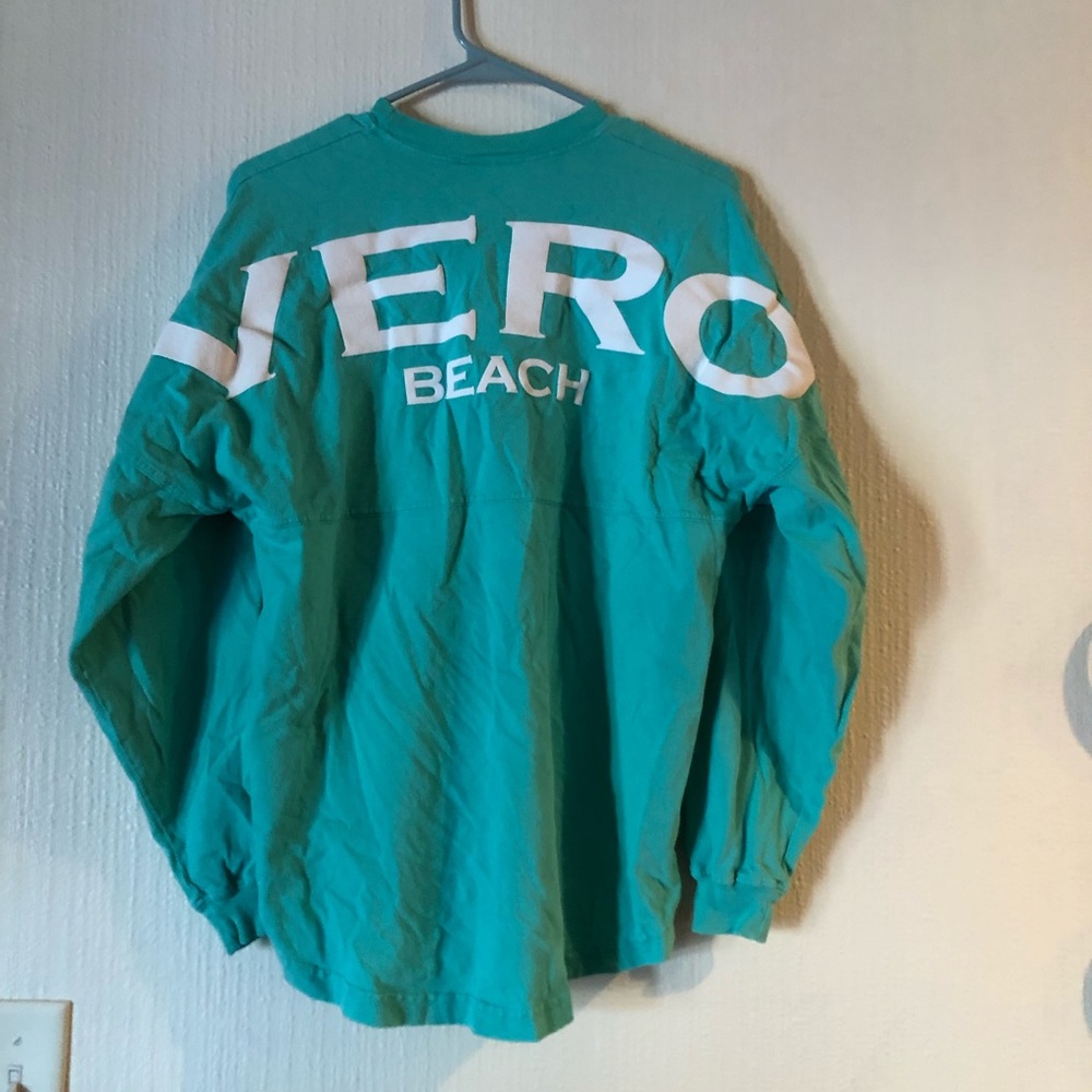 Vero Beach sweatshirt long sleeve teal shirt